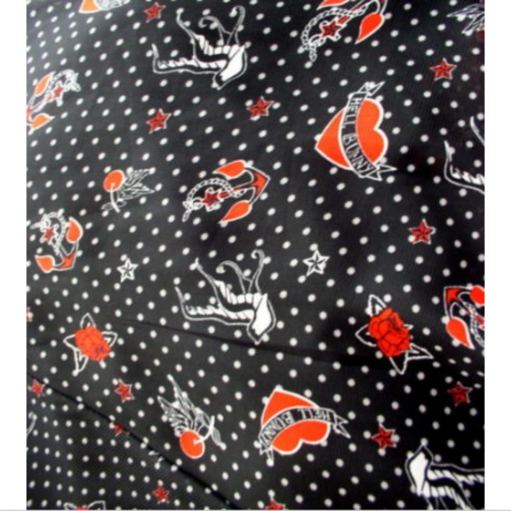 Hell Bunny Sailor Jane Marina Halter Dress - Picture 6 of 6